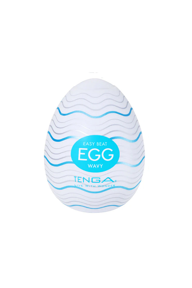 Tenga - Egg - Wavy Egg Masturbator - Stag Shop