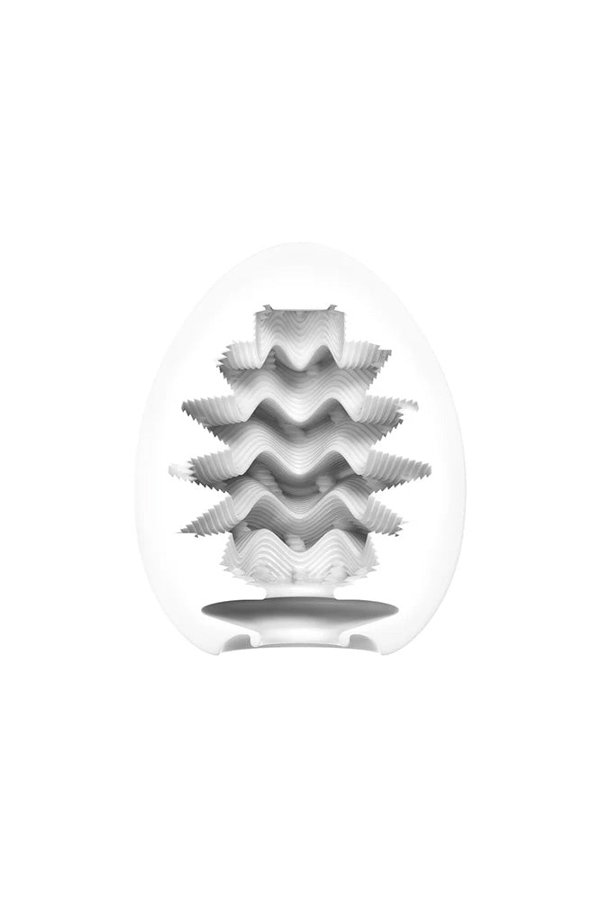 Tenga - Egg - Wavy Egg Masturbator - Stag Shop
