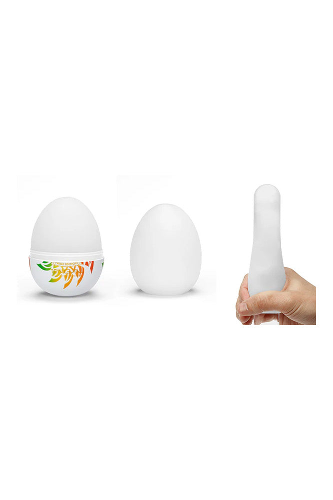 Tenga - Egg - Shiny II - Pride Edition - Textured Egg Masturbator - Stag Shop