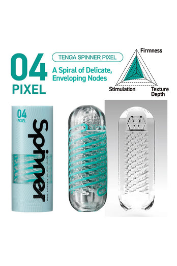 Tenga - Spinner - Pixel Masturbator - Stag Shop
