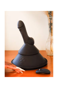 Thumbnail for Cowgirl - The Cowgirl Cone Portable Cone-Shaped Premium Sex Machine - Black - Stag Shop