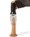 The Male Rose - Gawk Gawk Vibrating & Rotating Male Stroker - Black - Stag Shop