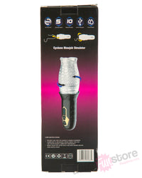The Male Rose - Gawk Gawk Vibrating & Rotating Male Stroker - Black - Stag Shop