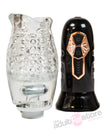 The Male Rose - Gawk Gawk Vibrating & Rotating Male Stroker - Black - Stag Shop