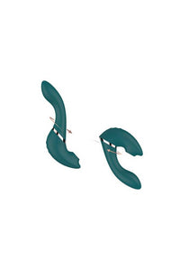 Thumbnail for Swan - The Monarch Twisting Vibrator & Flickering Stimulator - Teal - Stag Shop
