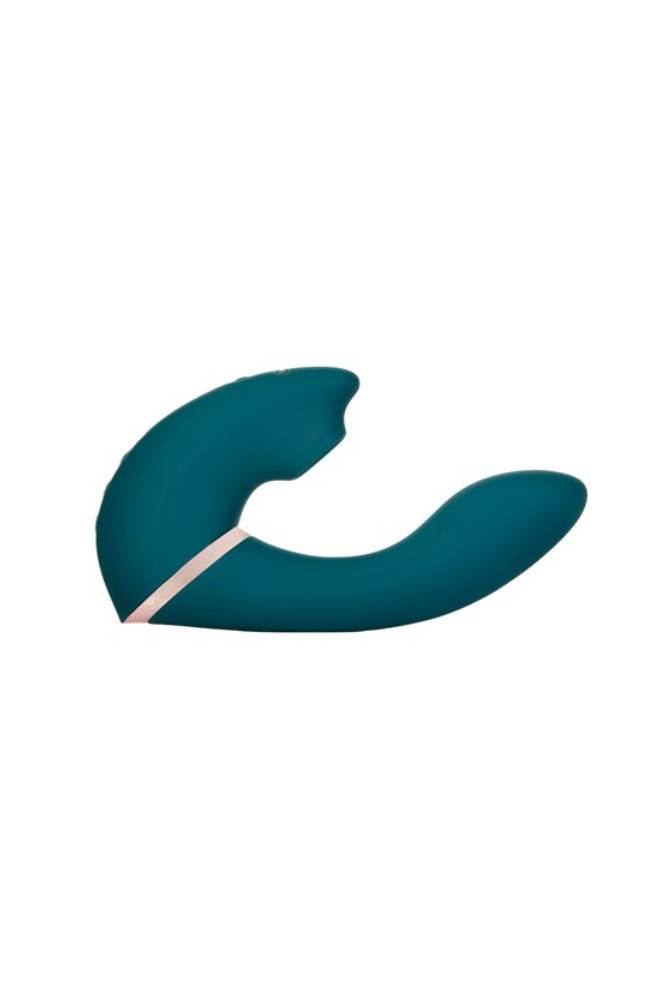 Swan - The Monarch Twisting Vibrator & Flickering Stimulator - Teal - Stag Shop