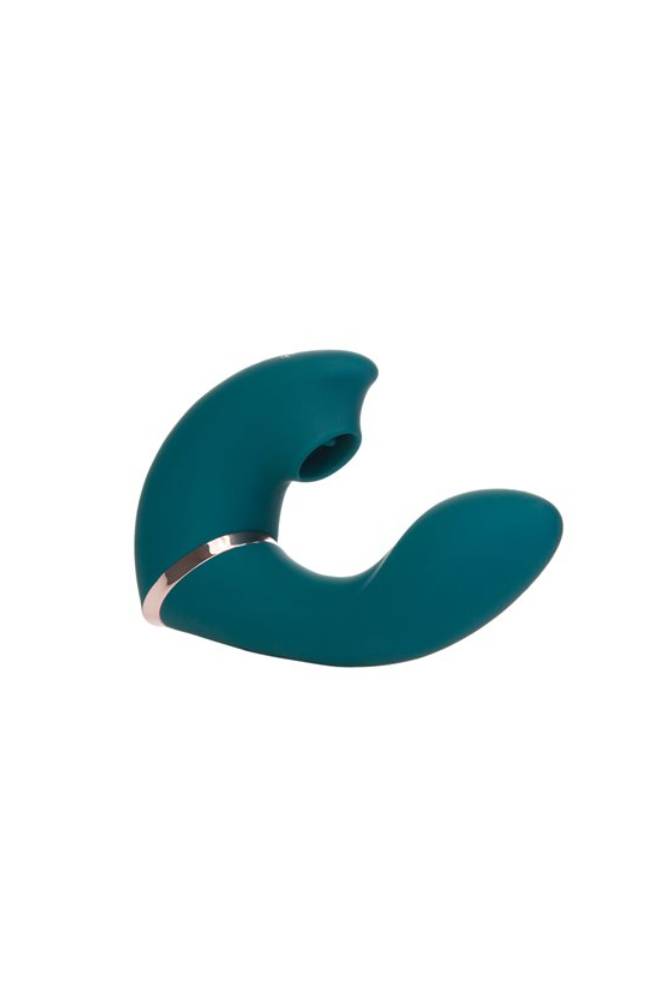 Swan - The Monarch Twisting Vibrator & Flickering Stimulator - Teal - Stag Shop