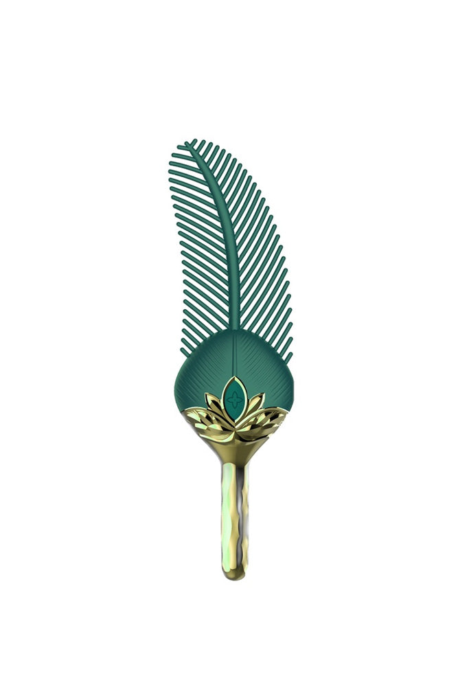The Pleasure Company - Cleo Vibrating Feather Tickler - Stag Shop