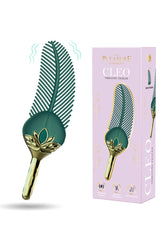 The Pleasure Company - Cleo Vibrating Feather Tickler - Stag Shop