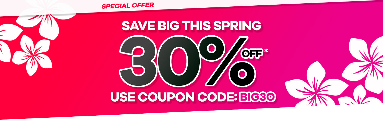 Save 30% Online With Coupon Code BIG30
