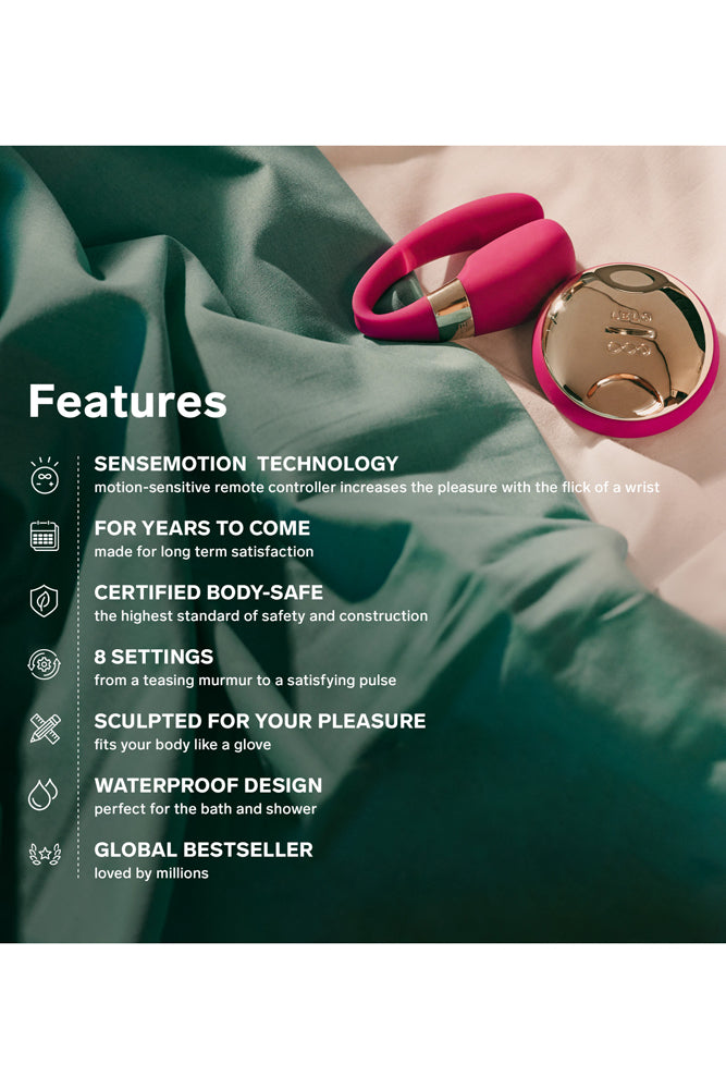 Lelo - Tiani 3 Couples Vibrator - Cerise - Stag Shop