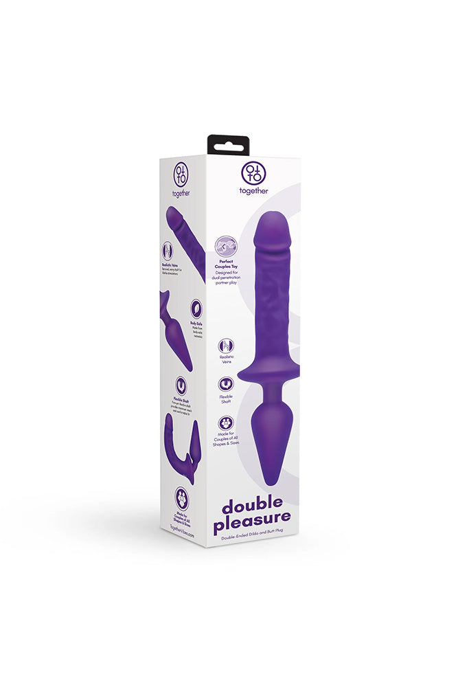 Together - Double Pleasure Double Ended Dildo & Butt Plug | Stag Shop Together - Double Pleasure Double Ended Dildo & Butt Plug | Stag Shop