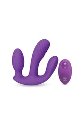 Electric Eel - Together - Blended Pleasure Remote Controlled Triple-Pronged Vibrator - Stag Shop