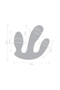 Electric Eel - Together - Blended Pleasure Remote Controlled Triple-Pronged Vibrator - Stag Shop
