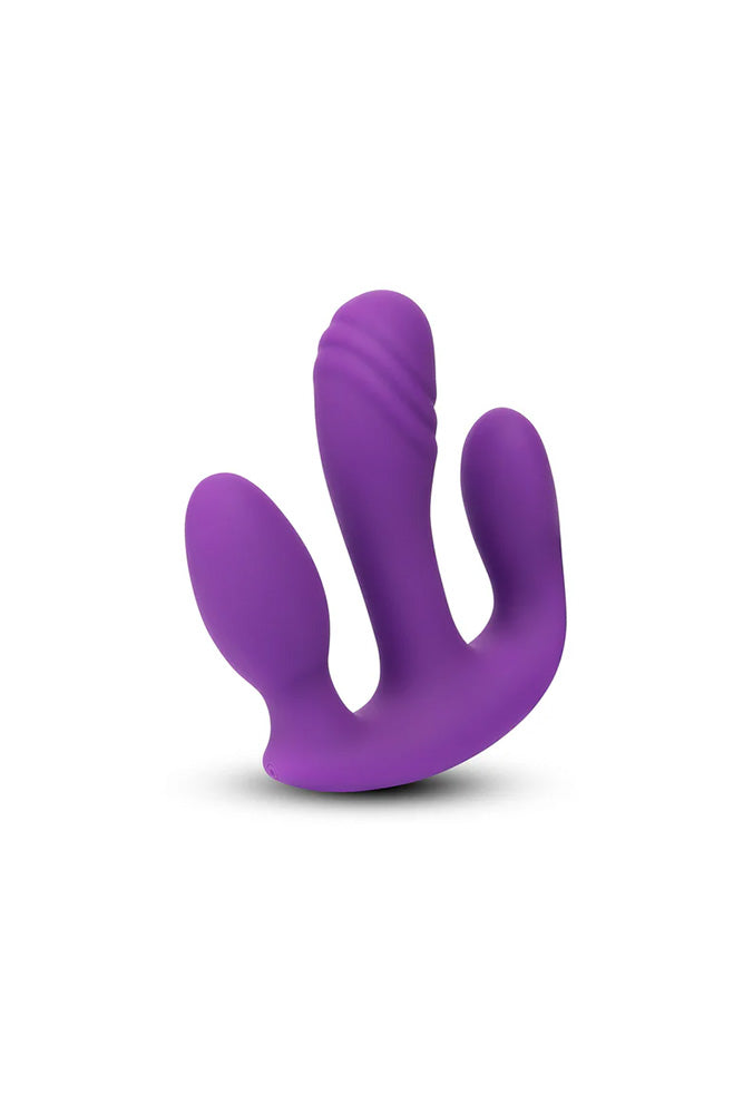 Electric Eel - Together - Blended Pleasure Remote Controlled Triple-Pronged Vibrator - Stag Shop