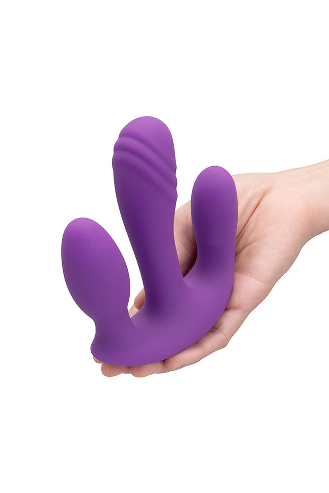 Electric Eel - Together - Blended Pleasure Remote Controlled Triple-Pronged Vibrator - Stag Shop