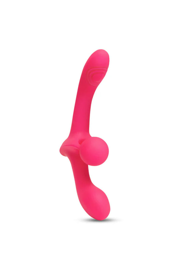Electric Eel - Together - Double Tap Vibrating Strapless Strap-On - Stag Shop