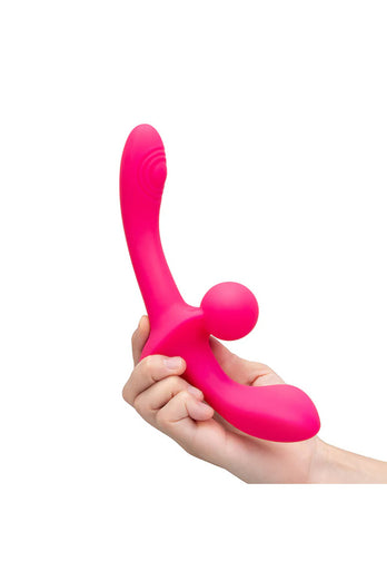Electric Eel - Together - Double Tap Vibrating Strapless Strap-On - Stag Shop