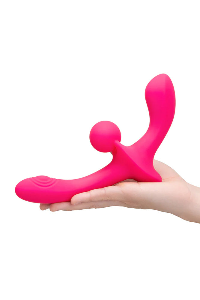 Electric Eel - Together - Double Tap Vibrating Strapless Strap-On - Stag Shop