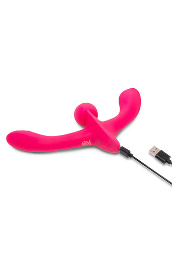 Electric Eel - Together - Double Tap Vibrating Strapless Strap-On - Stag Shop