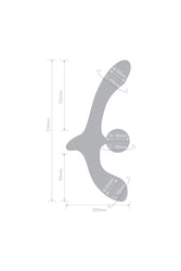 Electric Eel - Together - Double Tap Vibrating Strapless Strap-On - Stag Shop