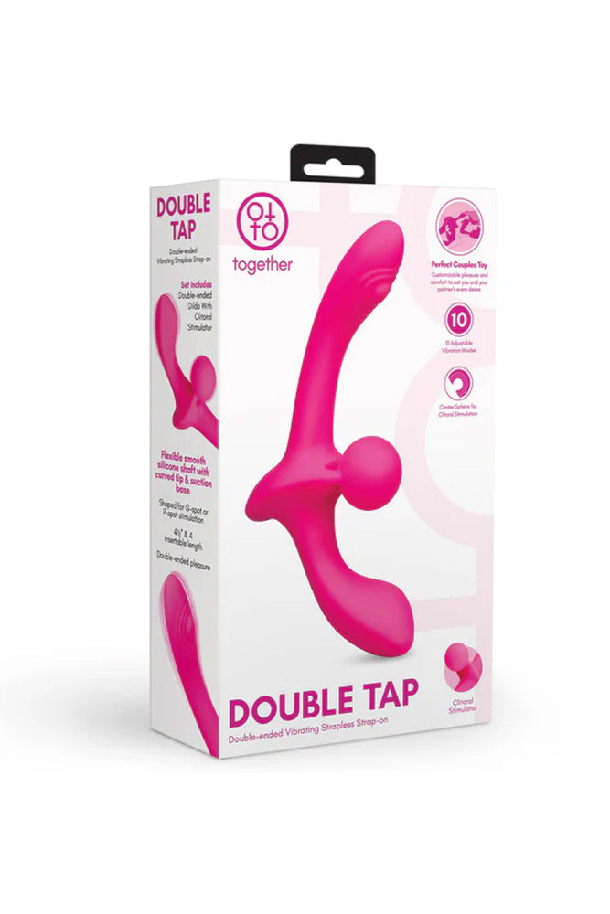 Electric Eel - Together - Double Tap Vibrating Strapless Strap-On - Stag Shop