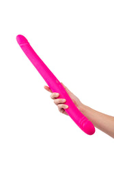 Electric Eel - Together - Duo Together Double-Ended Vibrating & Thrusting Dildo - Pink - Stag Shop