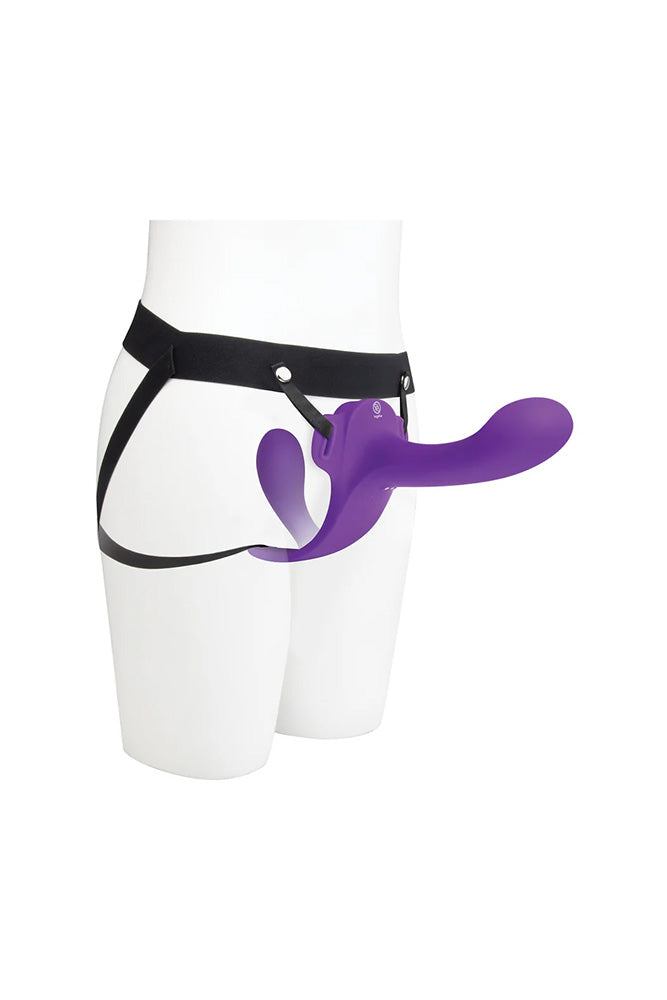 Electric Eel - Together - Lock-In Dual-Ended Vibrating Strap-On & Harness Set - Stag Shop