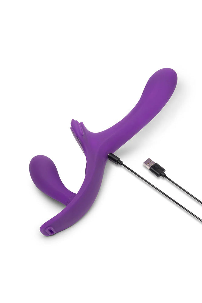 Electric Eel - Together - Lock-In Dual-Ended Vibrating Strap-On & Harness Set - Stag Shop