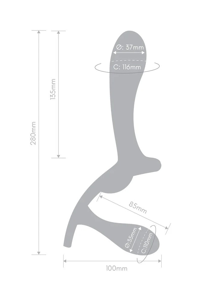 Electric Eel - Together - Lock-In Dual-Ended Vibrating Strap-On & Harness Set - Stag Shop