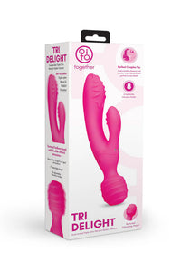 Thumbnail for Electric Eel - Together - Tri Delight Dual-Ended Triple Stim Vibrator - Stag Shop
