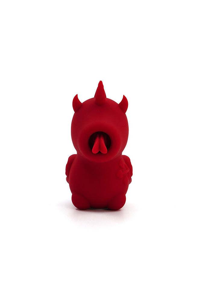 Creative Conceptions - Unihorn - Blaze Diablo Forked Tongue Vibrator - Red - Stag Shop
