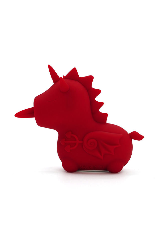 Creative Conceptions - Unihorn - Blaze Diablo Forked Tongue Vibrator - Red - Stag Shop