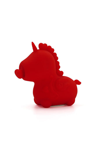 Creative Conceptions - Unihorn - Cupid's Beau Twirling Heart Tongue Vibrator - Red - Stag Shop