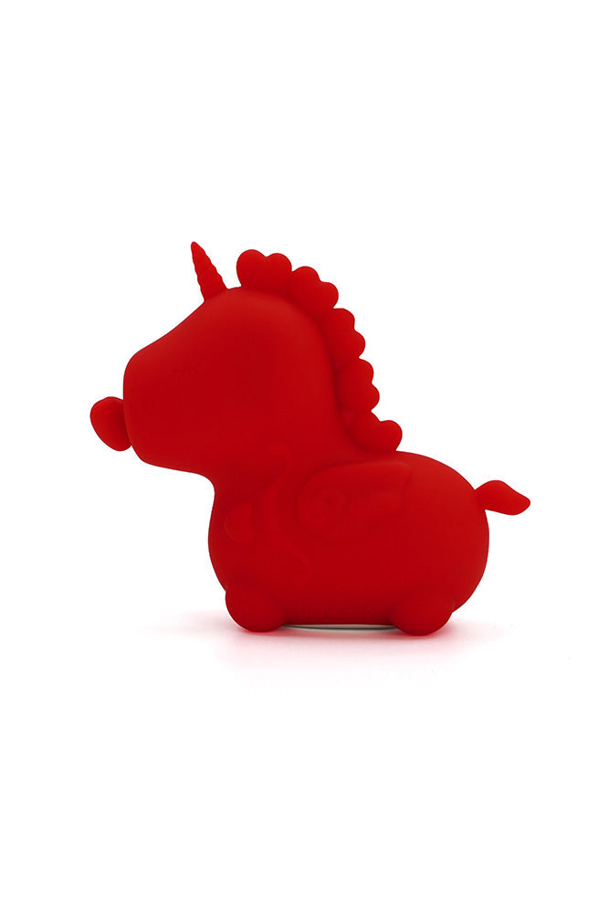 Creative Conceptions - Unihorn - Cupid's Beau Twirling Heart Tongue Vibrator - Red - Stag Shop