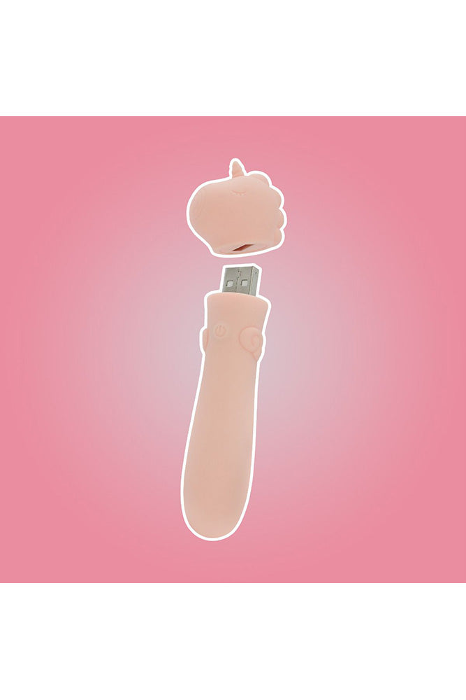 Creative Conceptions - Unihorn - Heart Throb USB Bullet Vibrator - Stag Shop