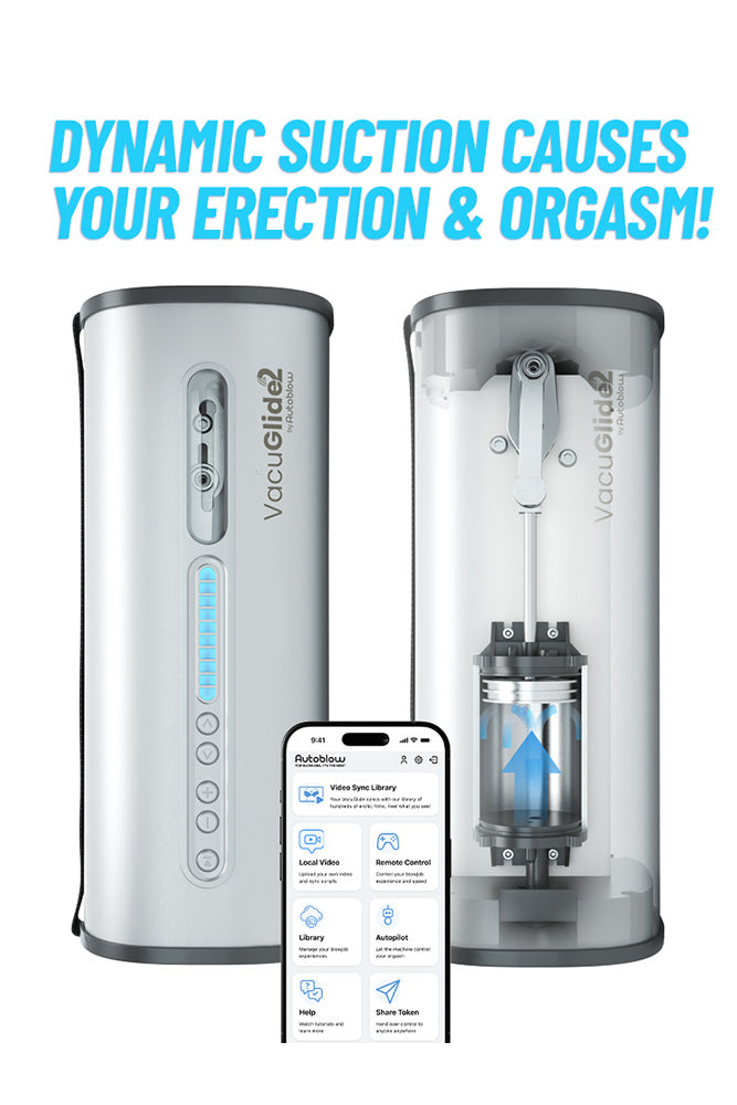 Autoblow - VacuGlide 2 Automatic Suction Stroker Machine - Stag Shop