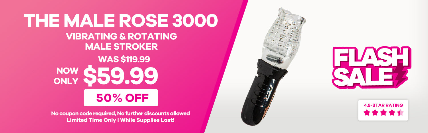 The Male Rose - Original Gawk Gawk 3000 | Vibrating & Rotating Male Stroker