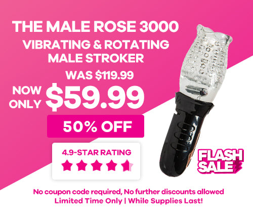 The Male Rose - Original Gawk Gawk 3000 | Vibrating & Rotating Male Stroker