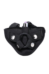 Tantus - Vibrating Velvet Strap-on Harness - Assorted Colours - Stag Shop