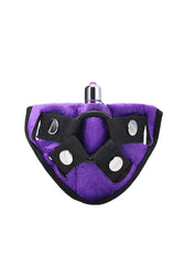 Tantus - Vibrating Velvet Strap-on Harness - Assorted Colours - Stag Shop