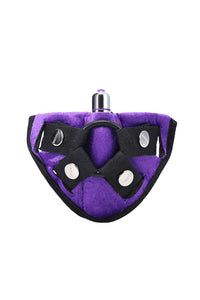 Thumbnail for Tantus - Vibrating Velvet Strap-on Harness - Assorted Colours - Stag Shop