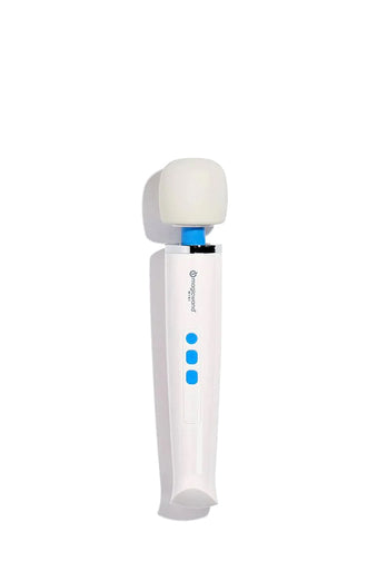 Vibratex - The Magic Wand Mini Massager - White/Blue - Stag Shop