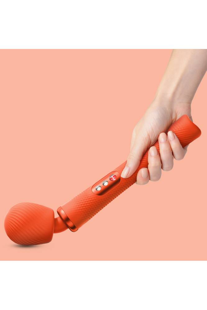 Fun Factory - Vim Rechargeable Massage Wand - Orange - Stag Shop