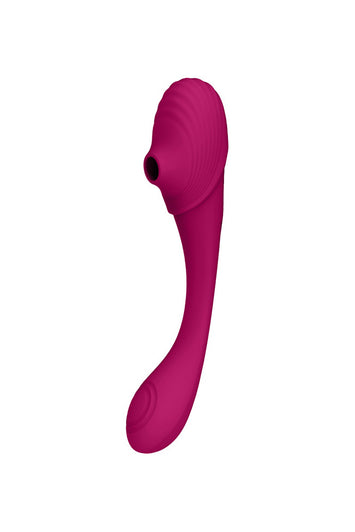 Shots Toys - VIVE - Mirai Double Ended Pulse Wave & Air Wave Bendable Vibrator
