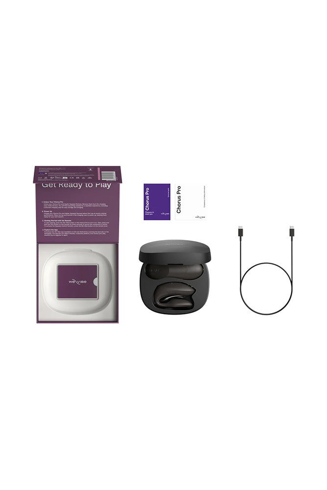 We-Vibe - Chorus Pro Advanced Dual  Couples Vibrator - Black - Stag Shop