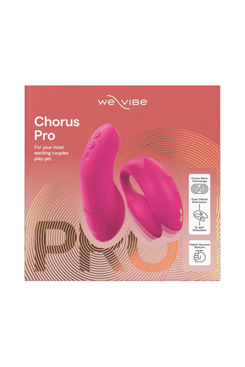 We-Vibe - Chorus Pro Advanced Dual  Couples Vibrator - Pink - Stag Shop