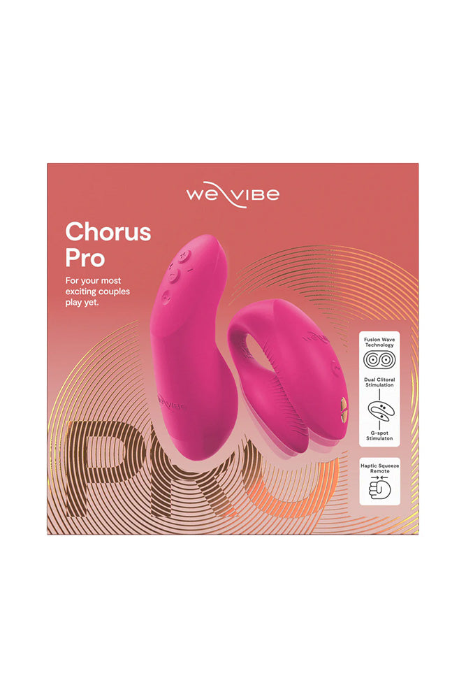 We-Vibe - Chorus Pro Advanced Dual  Couples Vibrator - Pink - Stag Shop