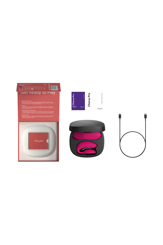 We-Vibe - Chorus Pro Advanced Dual  Couples Vibrator - Pink - Stag Shop