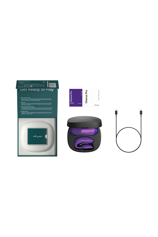 We-Vibe - Chorus Pro Advanced Dual  Couples Vibrator - Purple - Stag Shop